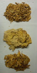 Processed Virginia Flue Cured, Unmanufactured Tobacco Leaf for Hookah