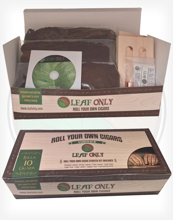 Leaf Only Cigar Making Starter Kit for MYO Make Your Own Cigars