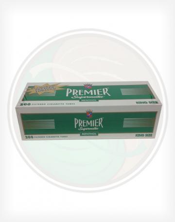 Premier Menthol Green 84mm KING length Roll Make Your Own Cigarette Empty Tubes 200ct