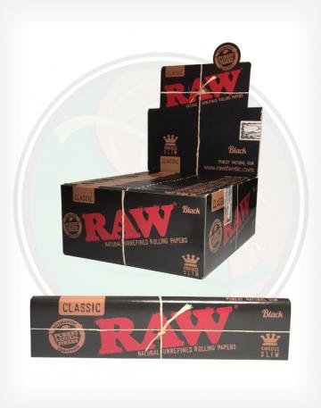 RAW Black King Size Slim Rolling Papers