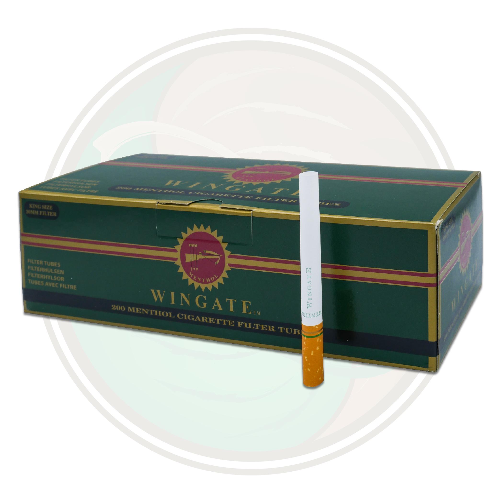 Wingate Menthol King Sized Roll Your Own Cigarette Tubes