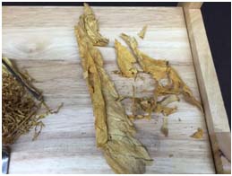 Processing Whole Leaf Tobacco for MYO Cigarettes